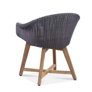 Teak Woven Arm Chair - Gambar 5