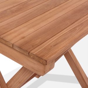 X Leg Small Square Table - Gambar 3