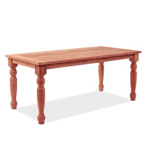 Turned Leg Table 160 - Gambar 4